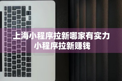 上海小程序拉新哪家有实力 小程序拉新赚钱