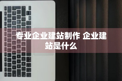 专业企业建站制作 企业建站是什么