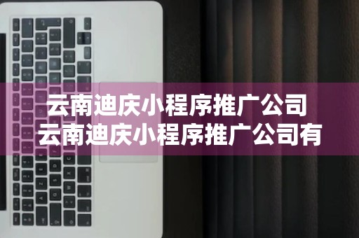 云南迪庆小程序推广公司 云南迪庆小程序推广公司有哪些