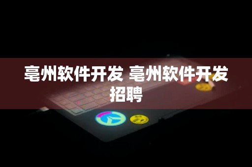 亳州软件开发 亳州软件开发招聘