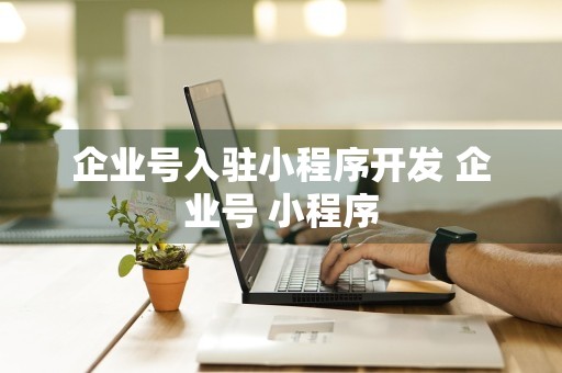 企业号入驻小程序开发 企业号 小程序