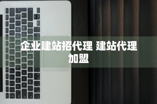 企业建站招代理 建站代理加盟