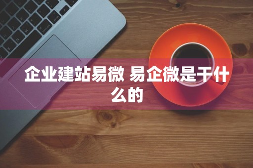 企业建站易微 易企微是干什么的