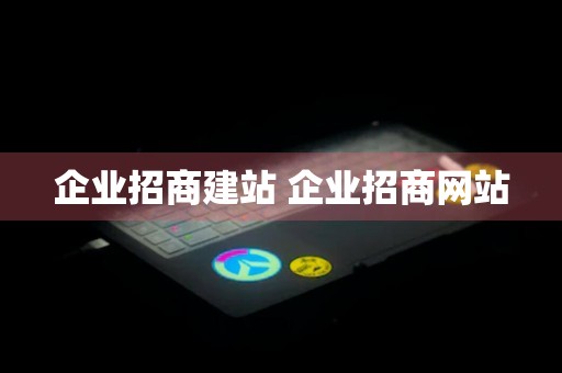 企业招商建站 企业招商网站