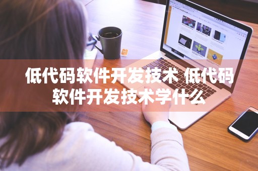 低代码软件开发技术 低代码软件开发技术学什么