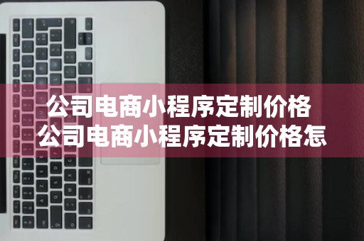 公司电商小程序定制价格 公司电商小程序定制价格怎么定