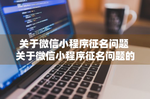 关于微信小程序征名问题 关于微信小程序征名问题的研究