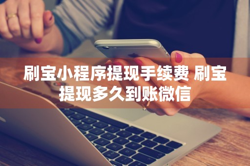 刷宝小程序提现手续费 刷宝提现多久到账微信