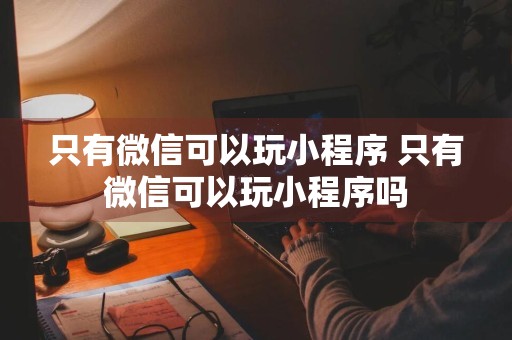 只有微信可以玩小程序 只有微信可以玩小程序吗