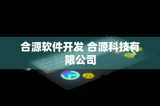 合源软件开发 合源科技有限公司