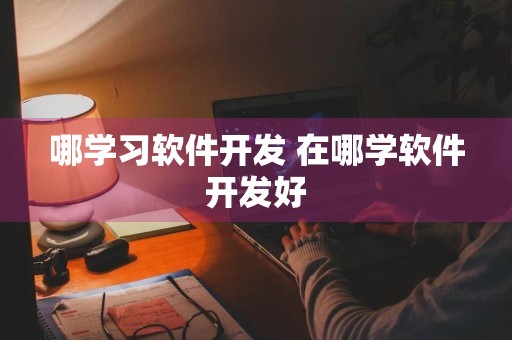 哪学习软件开发 在哪学软件开发好