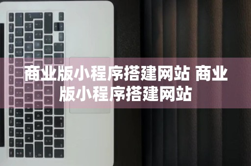 商业版小程序搭建网站 商业版小程序搭建网站