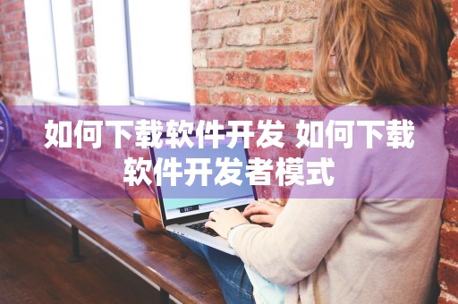 如何下载软件开发 如何下载软件开发者模式