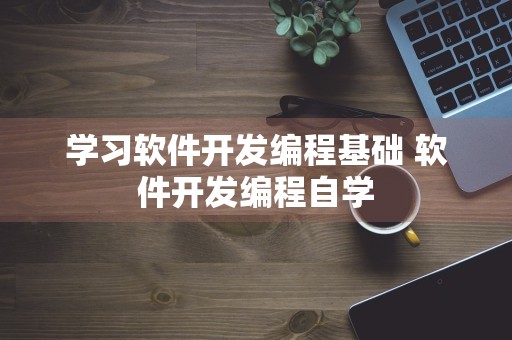 学习软件开发编程基础 软件开发编程自学