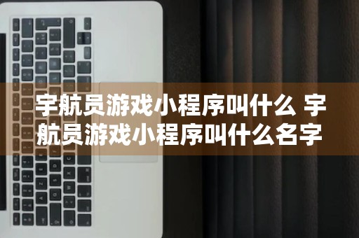 宇航员游戏小程序叫什么 宇航员游戏小程序叫什么名字