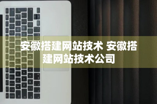 安徽搭建网站技术 安徽搭建网站技术公司