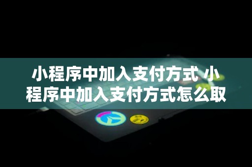 小程序中加入支付方式 小程序中加入支付方式怎么取消