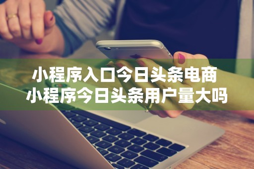 小程序入口今日头条电商 小程序今日头条用户量大吗