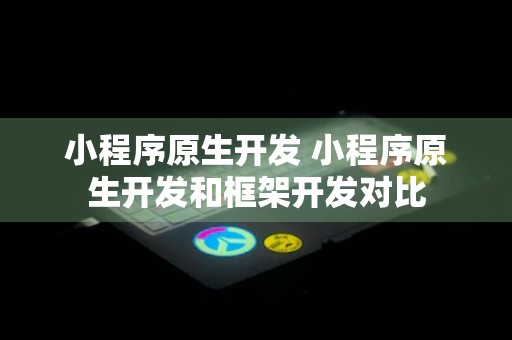 小程序原生开发 小程序原生开发和框架开发对比