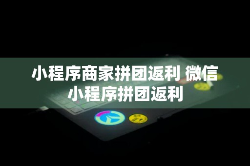 小程序商家拼团返利 微信小程序拼团返利