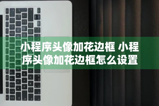 小程序头像加花边框 小程序头像加花边框怎么设置