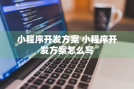 小程序开发方案 小程序开发方案怎么写