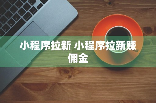 小程序拉新 小程序拉新赚佣金