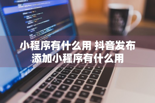 小程序有什么用 抖音发布添加小程序有什么用