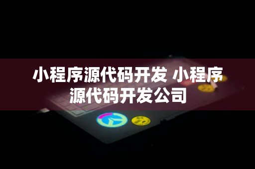 小程序源代码开发 小程序源代码开发公司