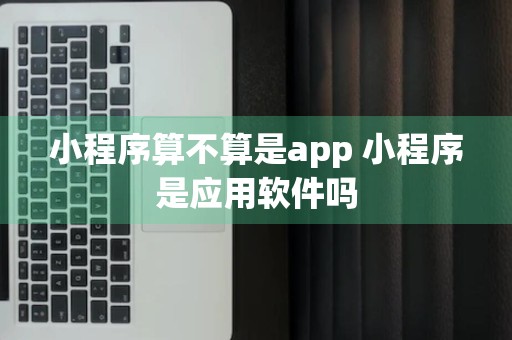 小程序算不算是app 小程序是应用软件吗