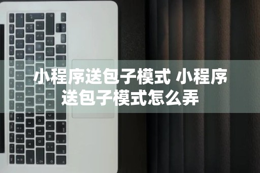 小程序送包子模式 小程序送包子模式怎么弄