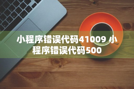 小程序错误代码41009 小程序错误代码500