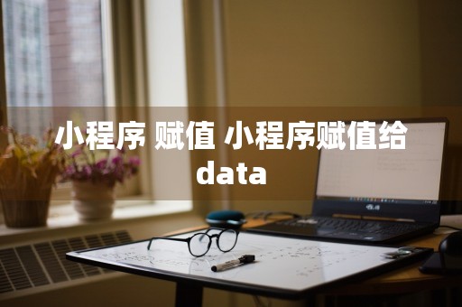 小程序 赋值 小程序赋值给data