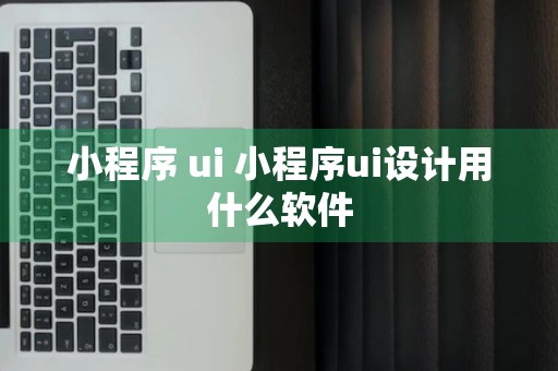 小程序 ui 小程序ui设计用什么软件