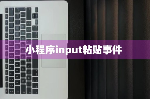 小程序input粘贴事件 