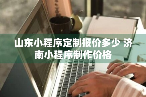 山东小程序定制报价多少 济南小程序制作价格