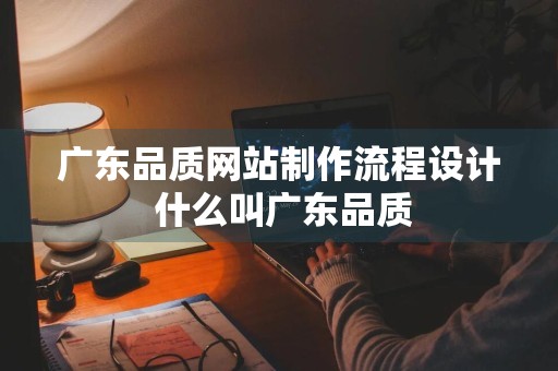 广东品质网站制作流程设计 什么叫广东品质