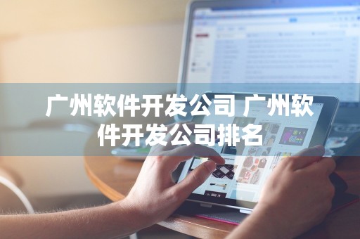 广州软件开发公司 广州软件开发公司排名