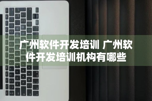 广州软件开发培训 广州软件开发培训机构有哪些