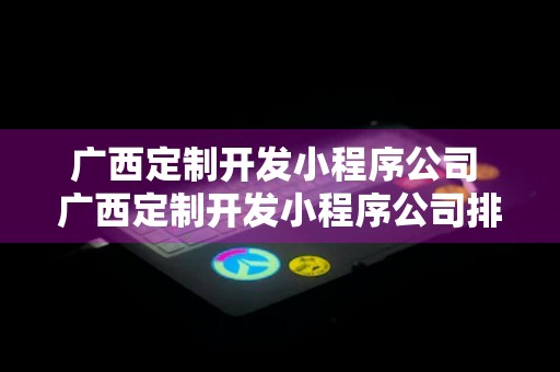 广西定制开发小程序公司 广西定制开发小程序公司排名