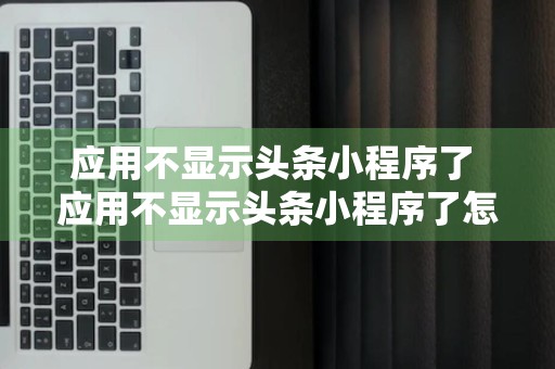 应用不显示头条小程序了 应用不显示头条小程序了怎么办