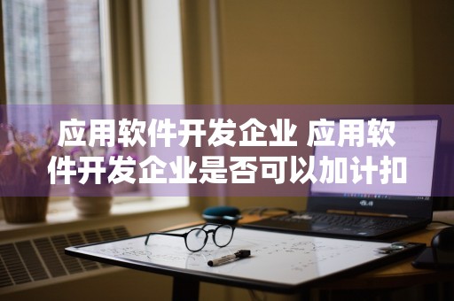 应用软件开发企业 应用软件开发企业是否可以加计扣除