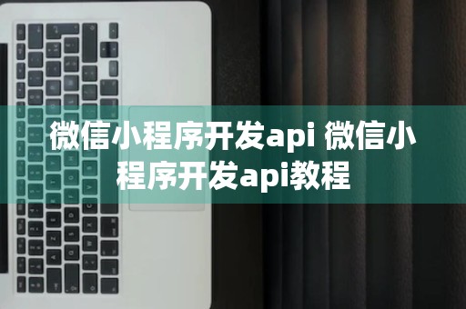 微信小程序开发api 微信小程序开发api教程