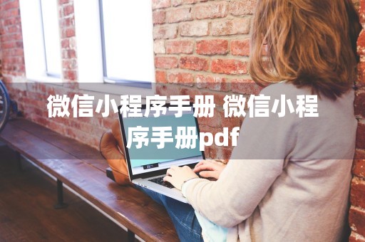 微信小程序手册 微信小程序手册pdf