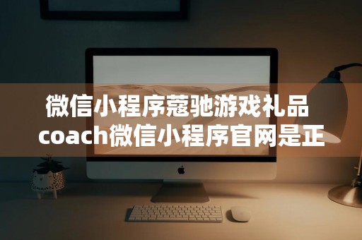 微信小程序蔻驰游戏礼品 coach微信小程序官网是正品吗