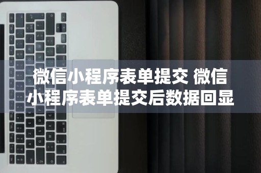 微信小程序表单提交 微信小程序表单提交后数据回显