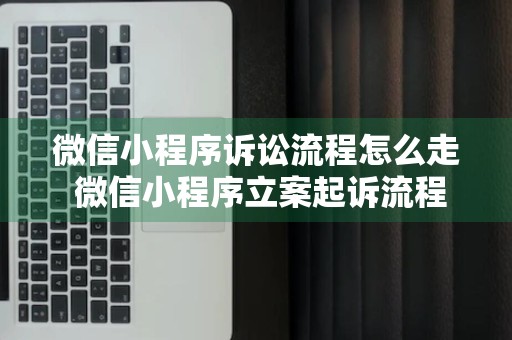 微信小程序诉讼流程怎么走 微信小程序立案起诉流程