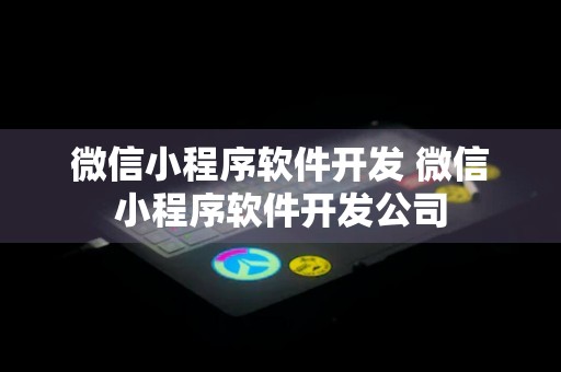 微信小程序软件开发 微信小程序软件开发公司