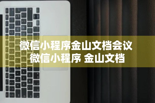 微信小程序金山文档会议 微信小程序 金山文档