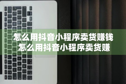 怎么用抖音小程序卖货赚钱 怎么用抖音小程序卖货赚钱呢